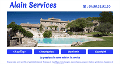 Desktop Screenshot of alainservices.fr